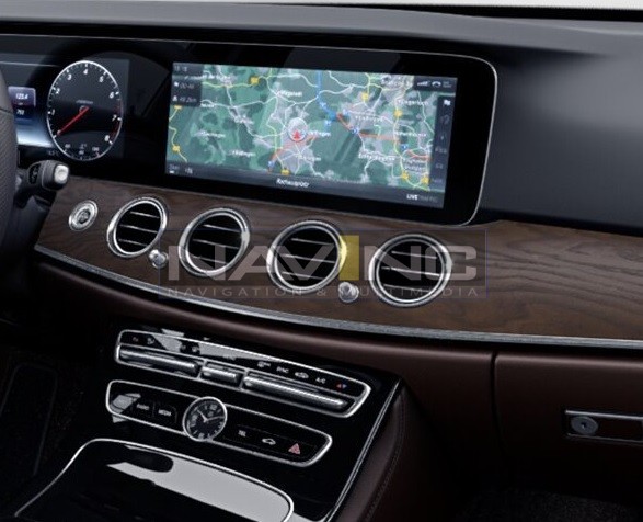 Mercedes E-class W213 with aftermarket Mirrorlink