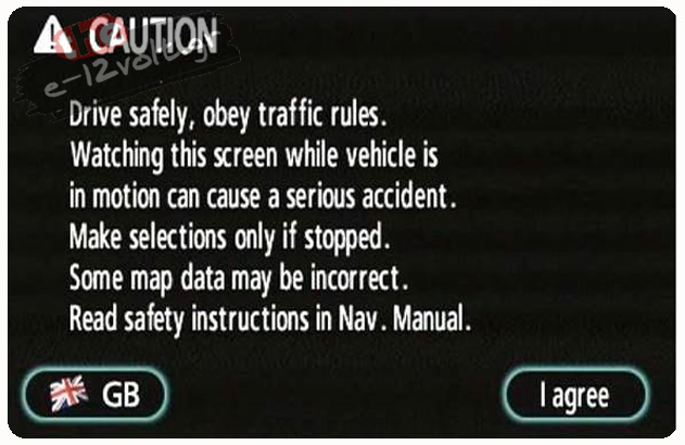 Toyota (Touch screen DVD) navigation